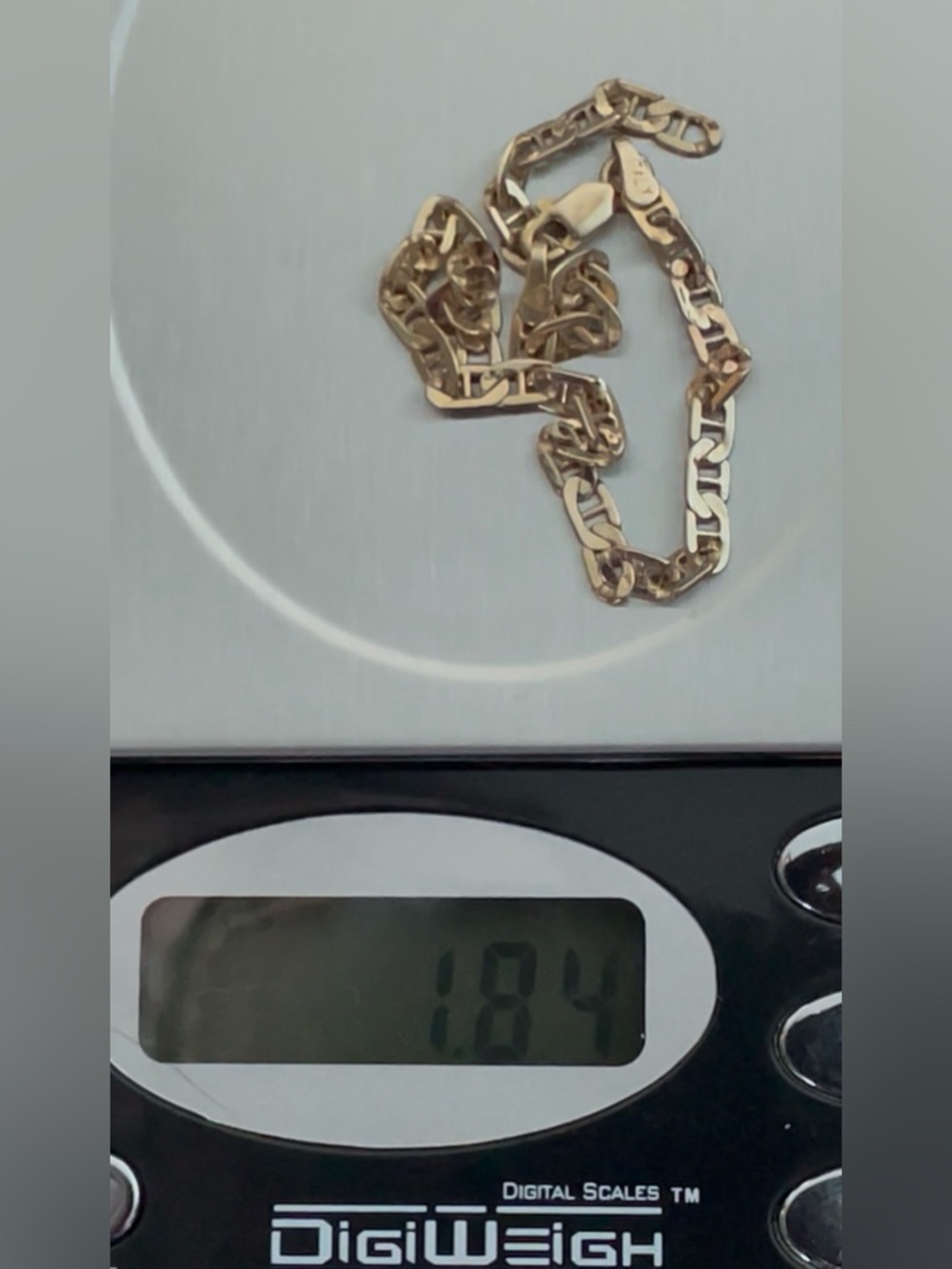 Solid Stamped 14KT 6.75”” yellow Gold Bracelet (broken) repairable? 1.84 grams - Picture 11 of 11